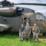Piloten des CH53, mit welchen die Journalisten als auch die Staats- und Regierungschefs nach Elmau geflogen wurden